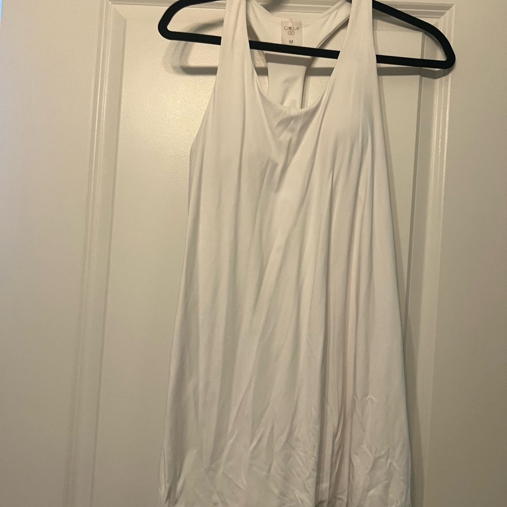 White Calia bridal tennis dress